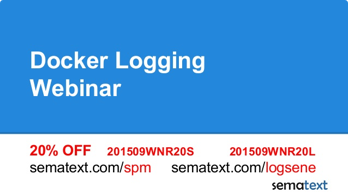 Docker Logging Webinar