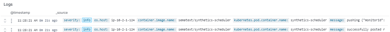 Sematext Cloud Logs Guide - Compact Density