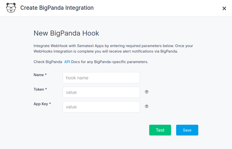 Big Panda Alerts Integration