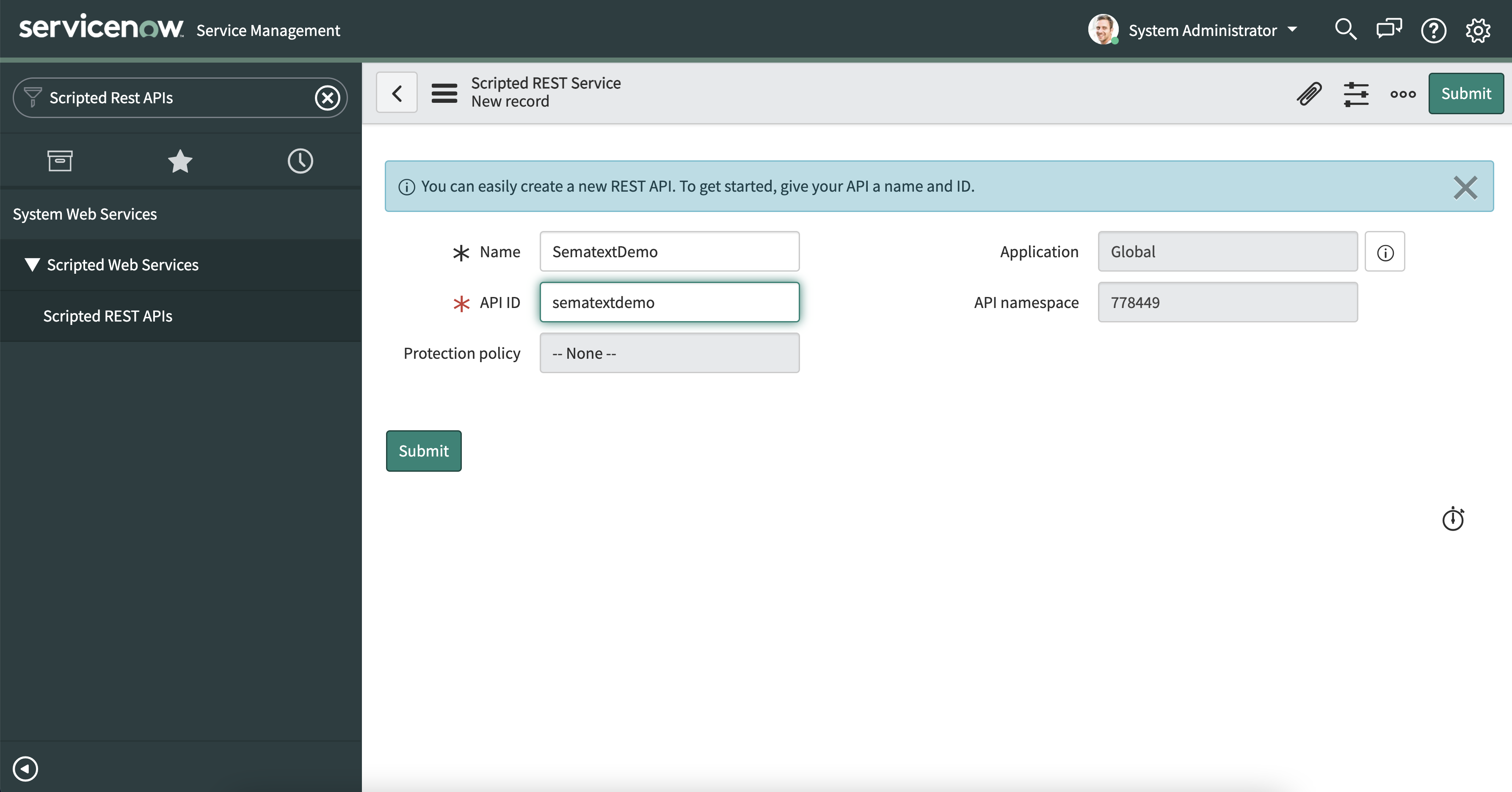 servicenow-scripted-rest-api-configuration-dell-srm-automating