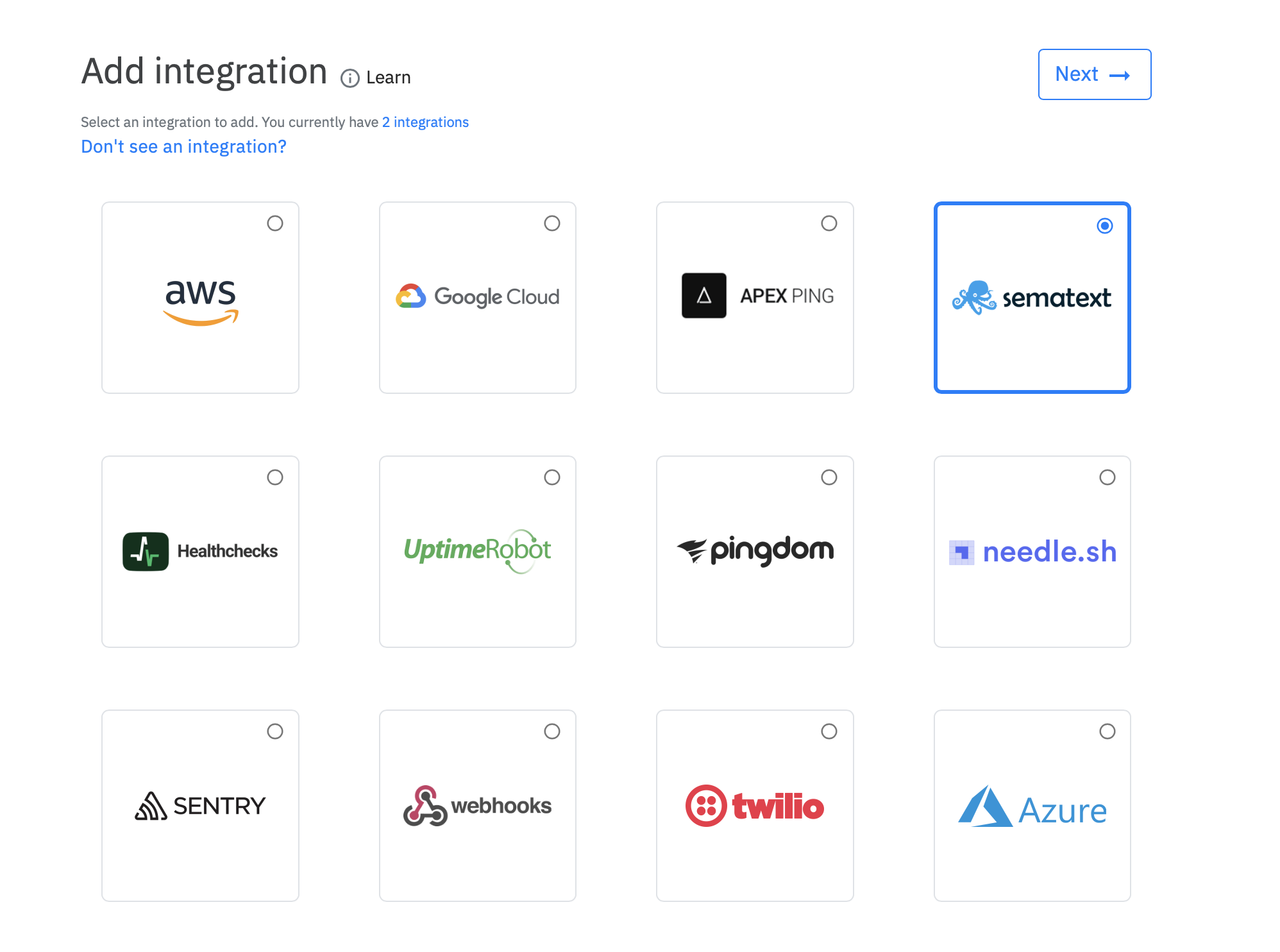 Create Spike.sh Integration - Sematext