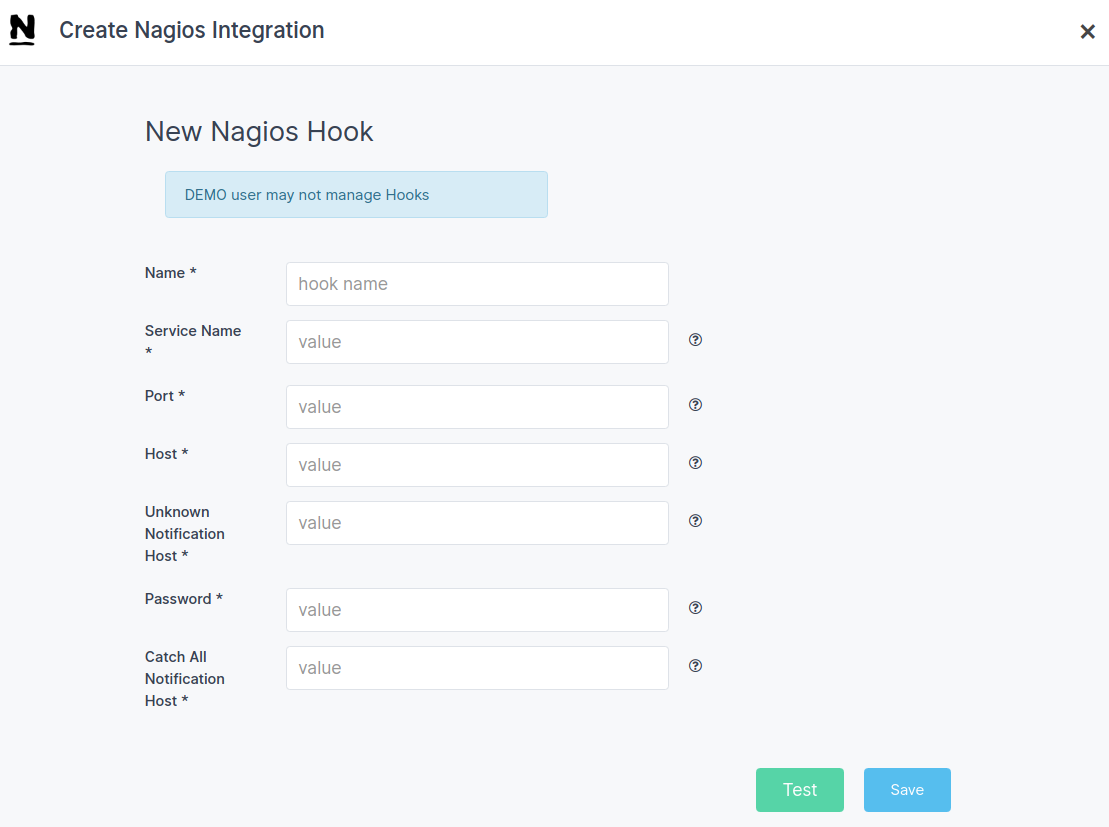 Nagios Alerts Integration