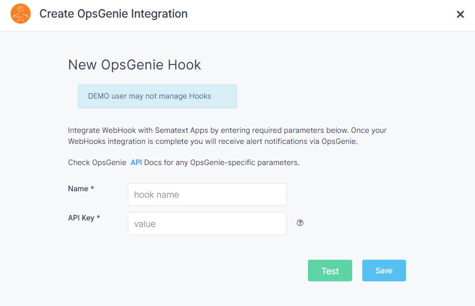 OpsGenie Alerts Integration