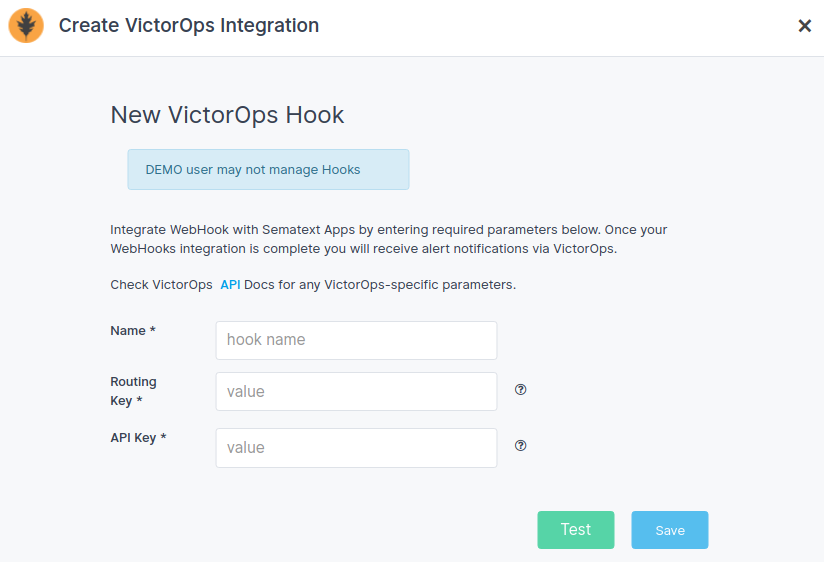 VictorOps Alerts Integration