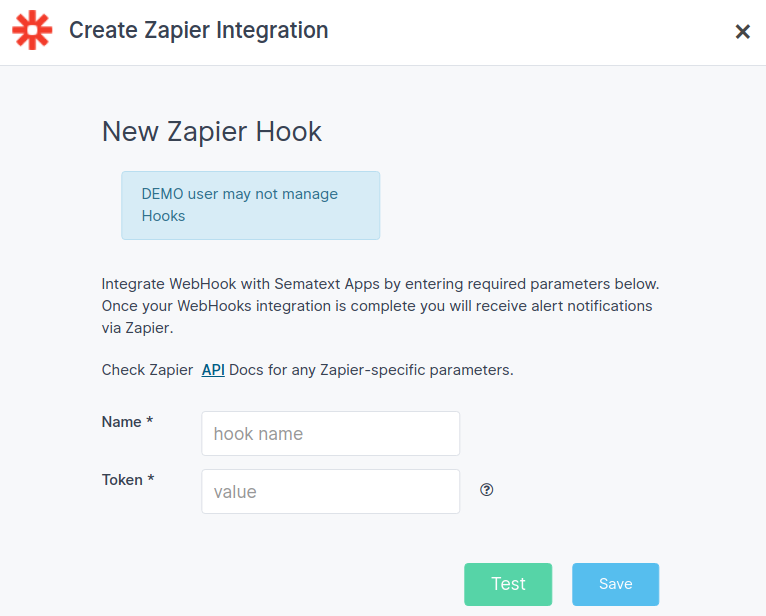 Zapier Alerts Integration