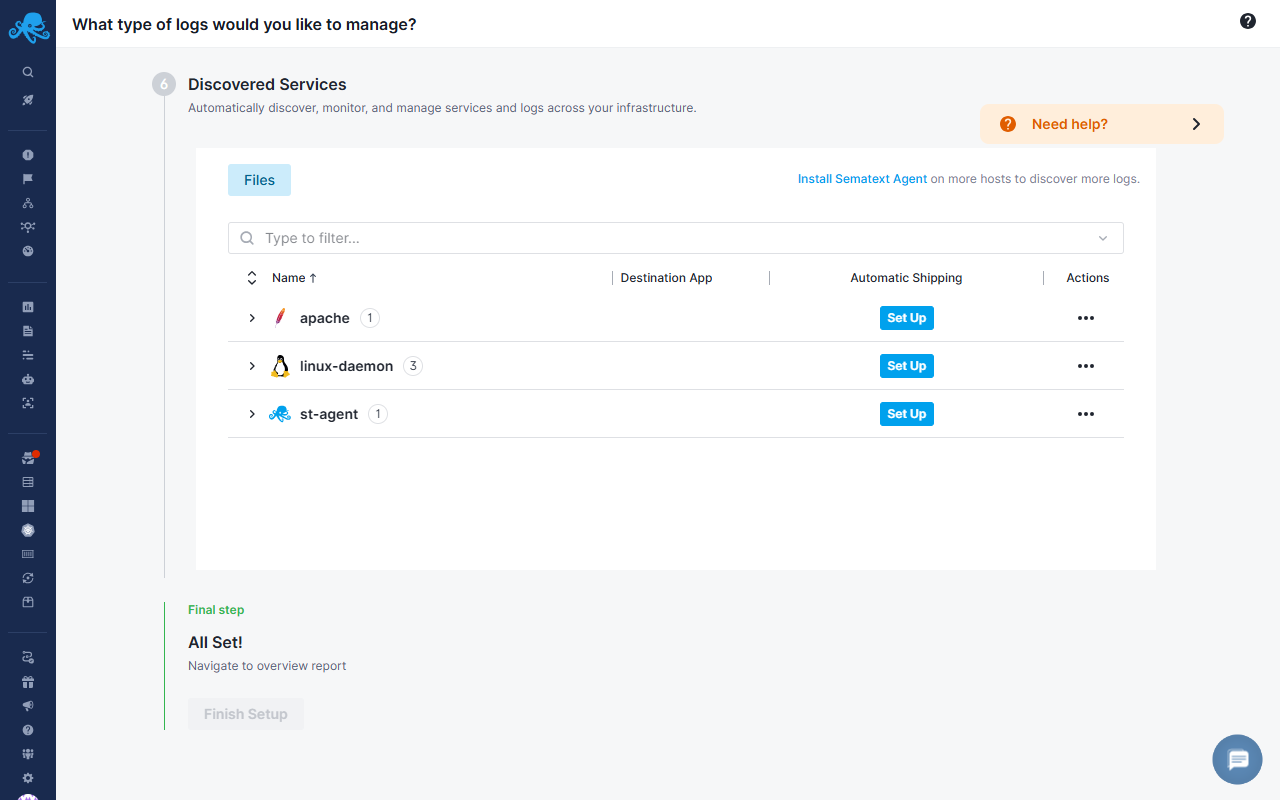 Generic Logs Discovery