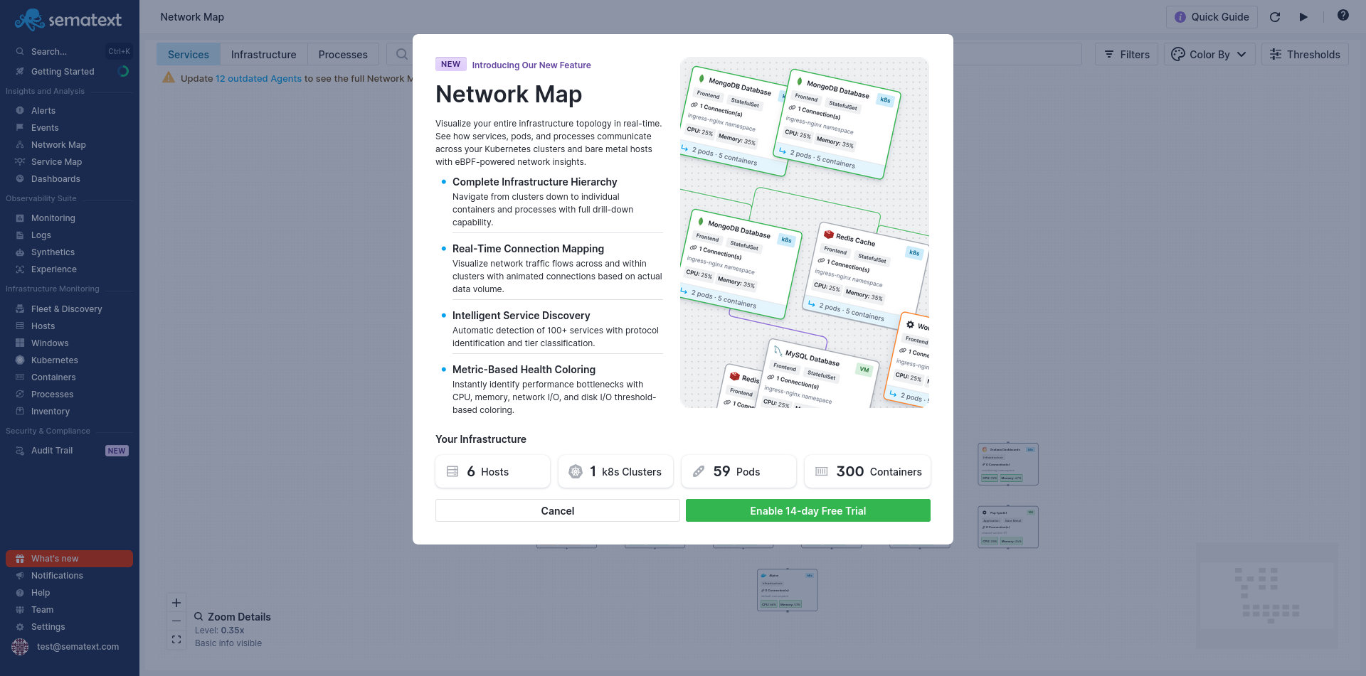 Network Map Enable