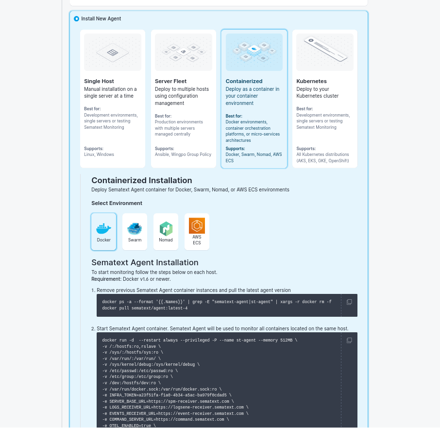 Containerized Installation