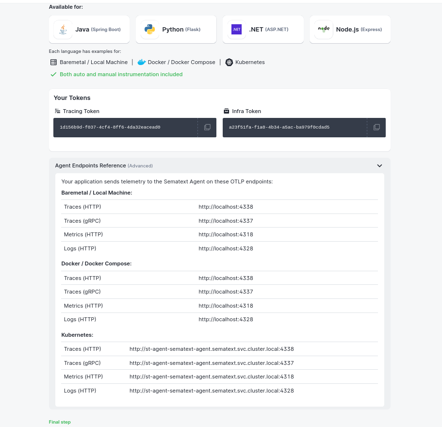 Tokens and Endpoints