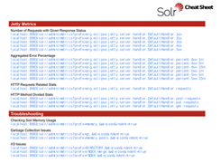 Solr API Metrics Cheat Sheet