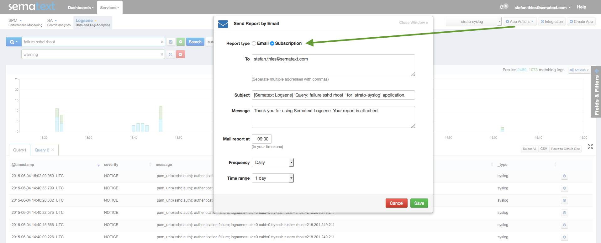 logsene-report-mailing-subscription