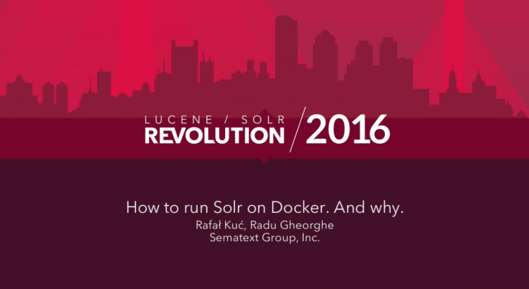 running solr on docker