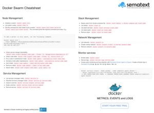 Docker Swarm Cheat Sheet