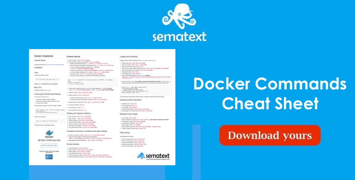 Docker Commands The Ultimate Cheat Sheet