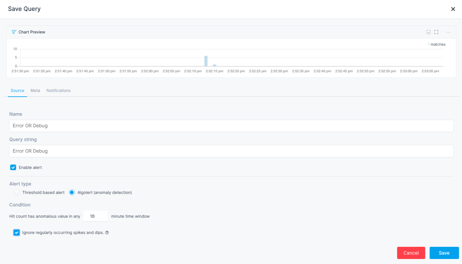 elasticsearch anomaly detection in sematext