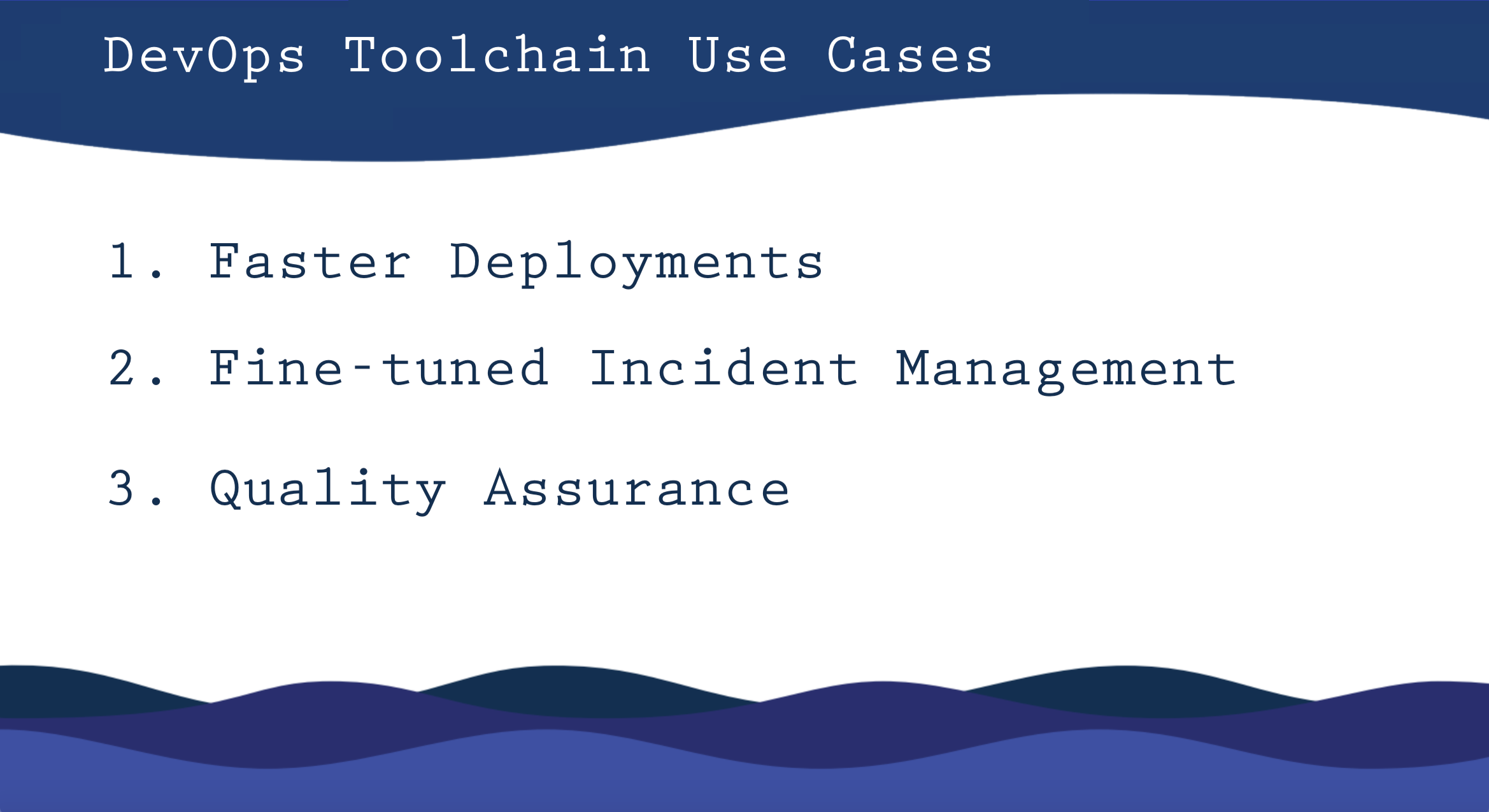 why do you need a devops toolchain