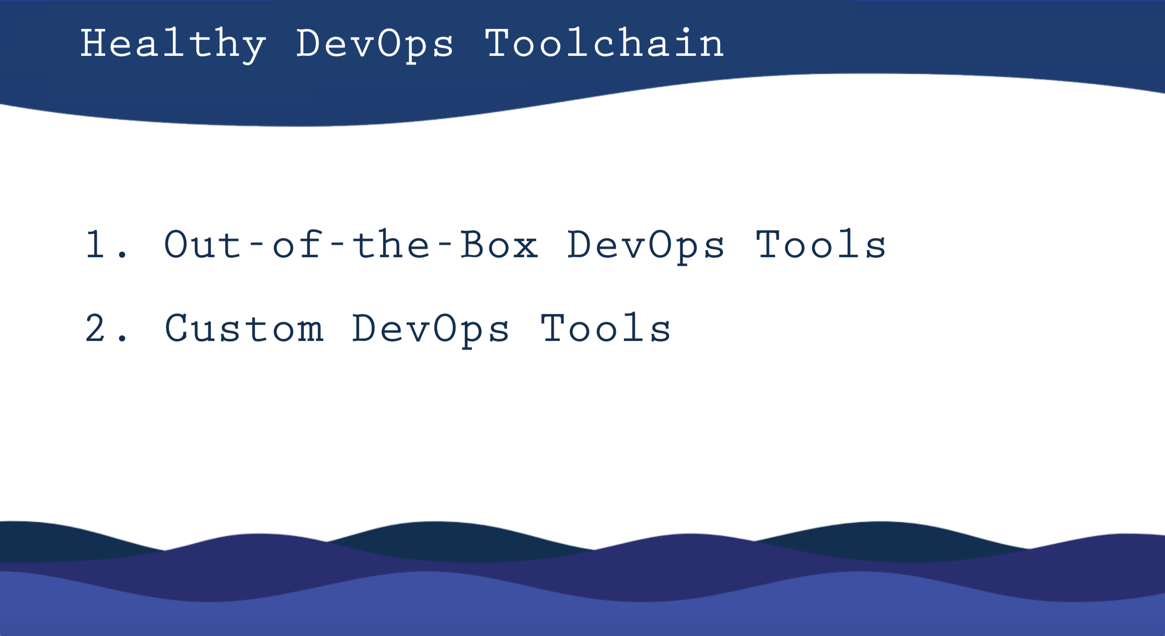 devops toolchain