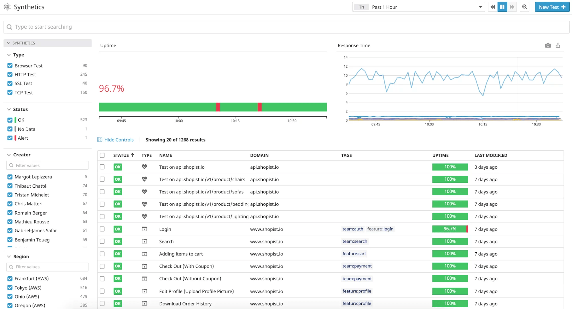 website uptime monitor