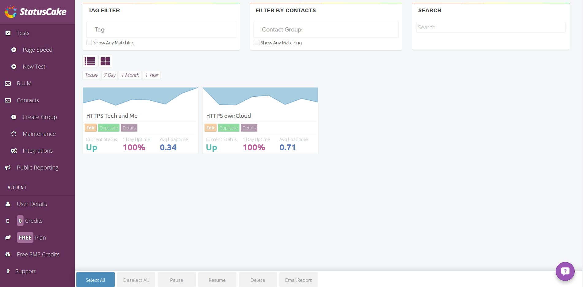 best tools to monitor website uptime