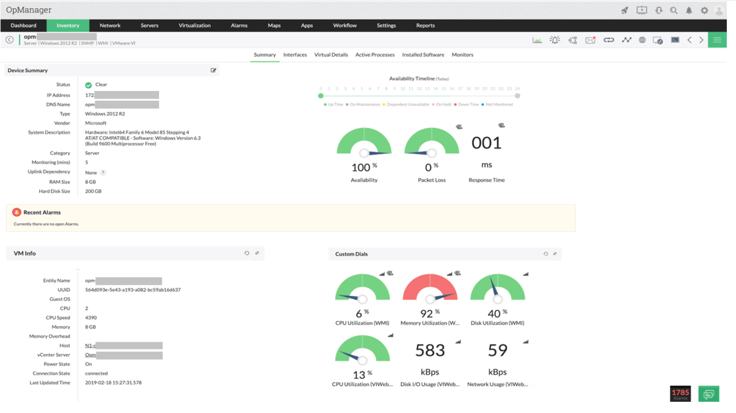 infrastructure monitoring services