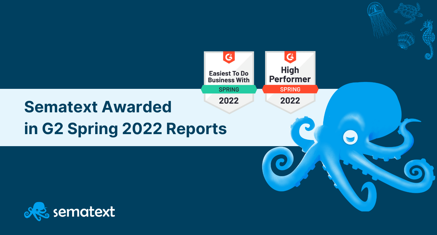 G2 awards Sematext as high performer in Spring 2022 Reports