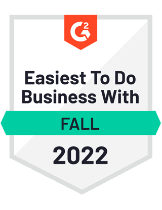 G2 Fall 2022 Easiest To Do Business With
