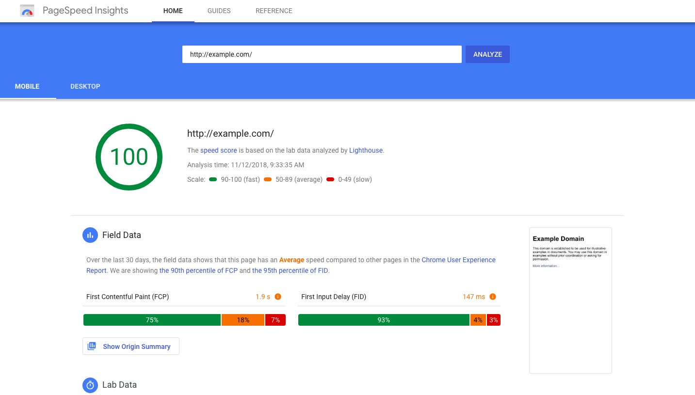 core web vitals test tool