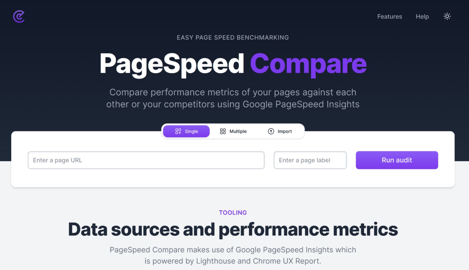 core web vitals test