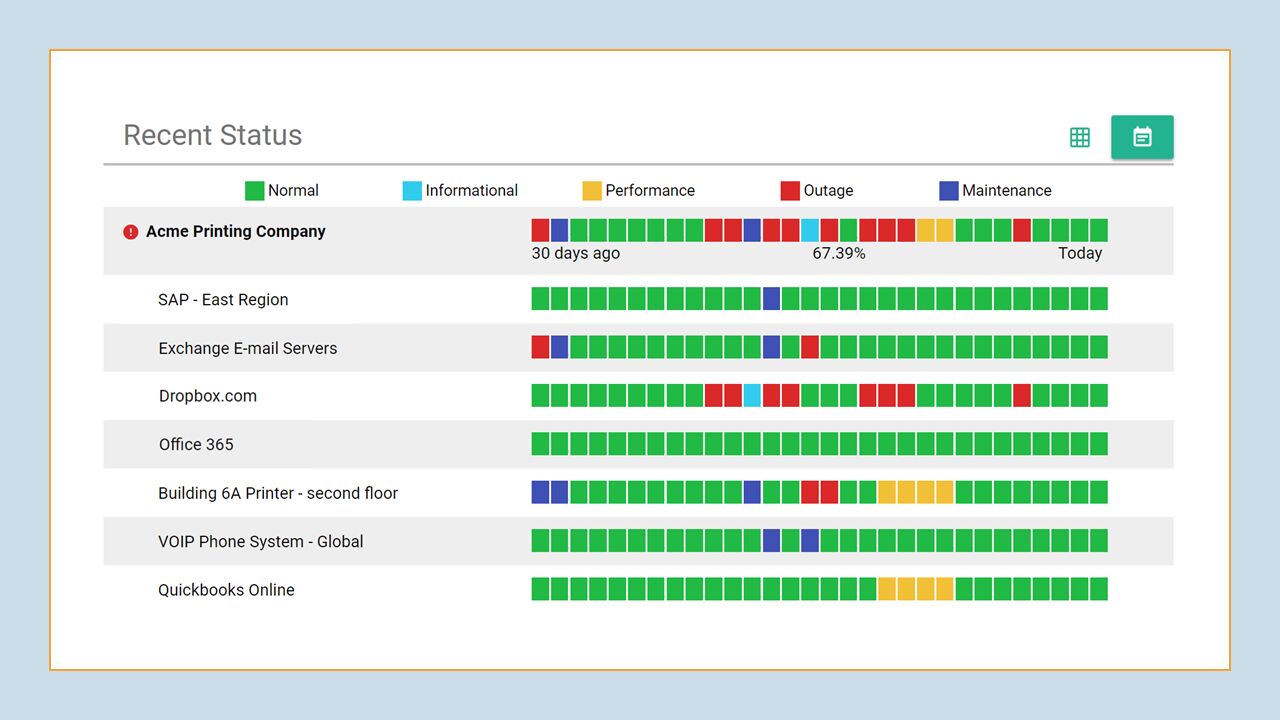 status page service