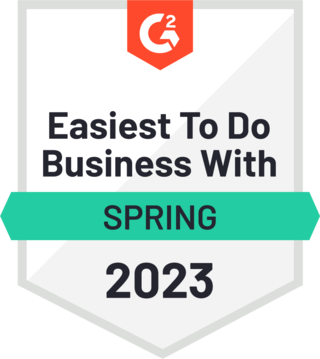 G2 Spring 2023 Easiest To Do Business With