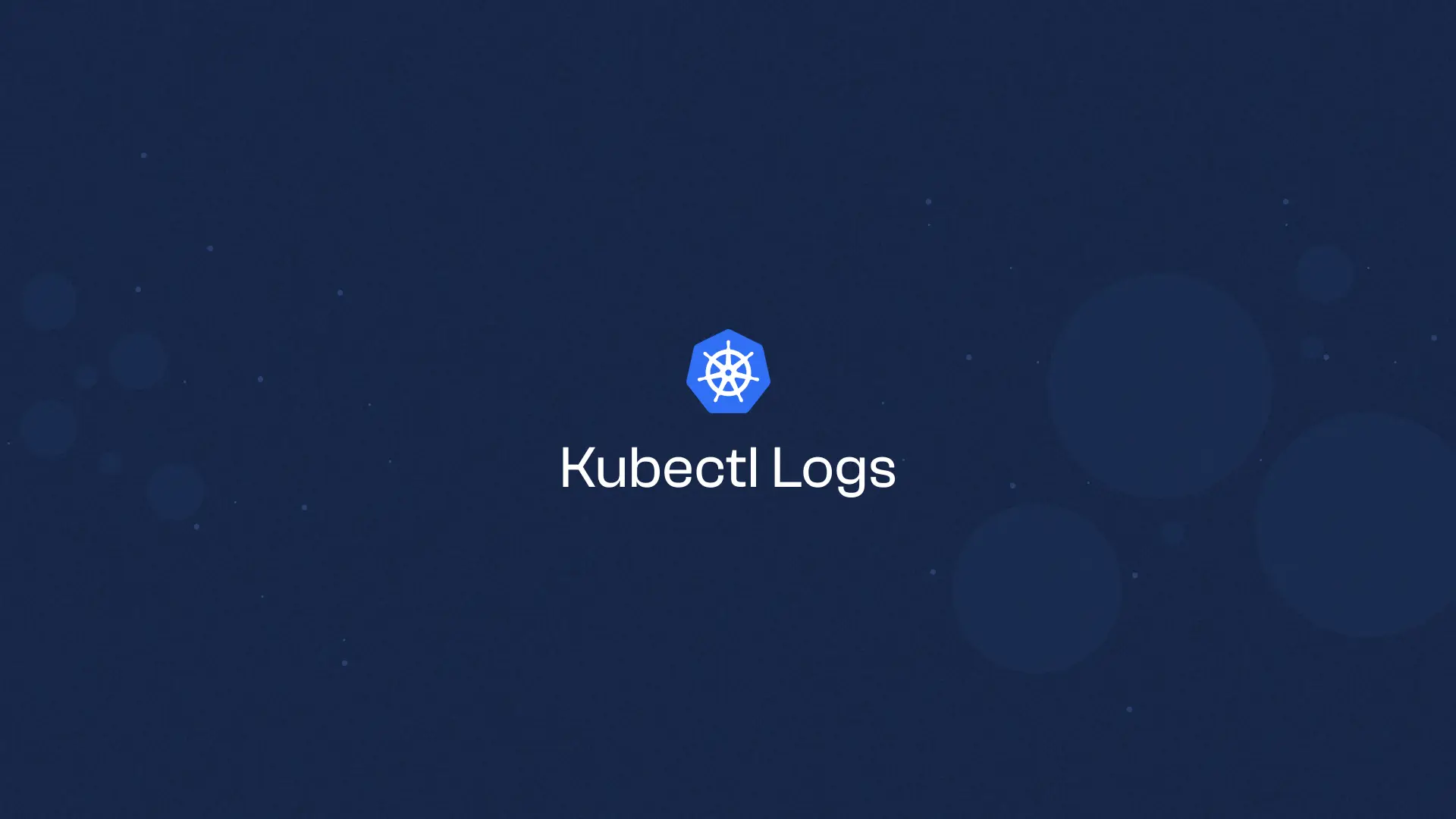 Kubectl Logs